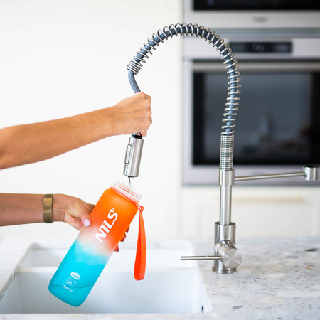 Butelka tritanowa NILS CAMP NCD68 pomarańczowo - niebieska