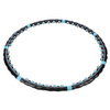Hula hop masujący z magnesami HMS HHP006 98cm czarny / niebieski