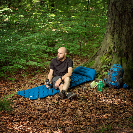 Mata turystyczna NILS CAMP NC4006 turkusowa z pompką