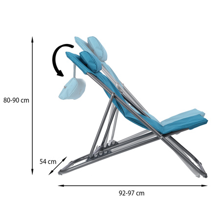 Leżak turystyczny składany NILS CAMP NC3018