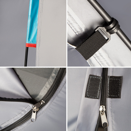 Namiot kempingowy NILS CAMP NC6013 szary rocker 3 - osobowy