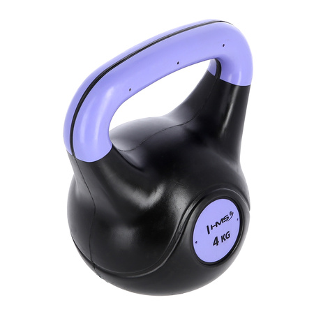 Kettlebell kompozytowy HMS KPC04 4 kg fioletowy