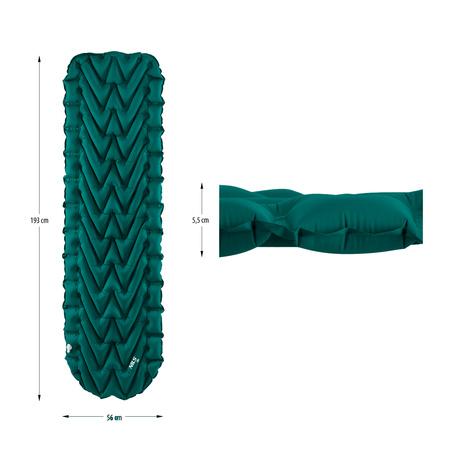 Mata turystyczna NILS CAMP NC4005 ciemnozielona
