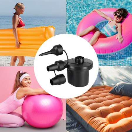 Pompka elektryczna 230V / 12V z przejściówkami NILS CAMP NC17115