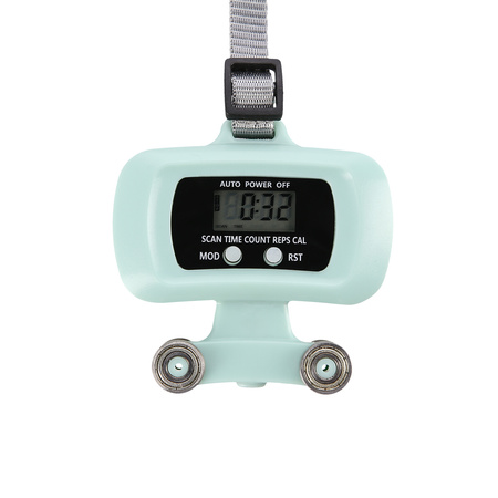 Hula hop z magnesami, obciążnikiem i licznikiem HMS HHM14 zielony