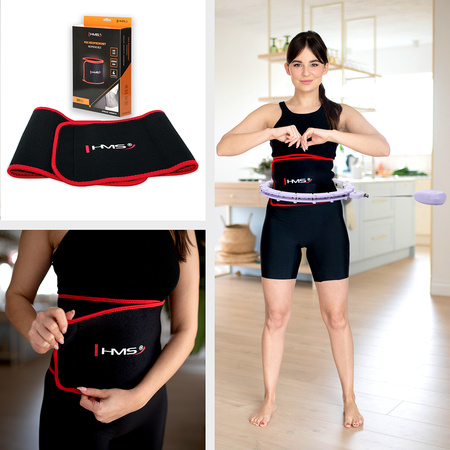 Hula hop z magnesami, obciążnikiem i licznikiem HMS HHM14 fioletowy