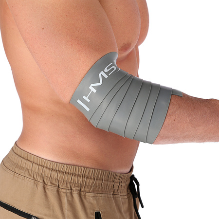 Guma do ćwiczeń HMS FB03 2080 x 50 mm szara