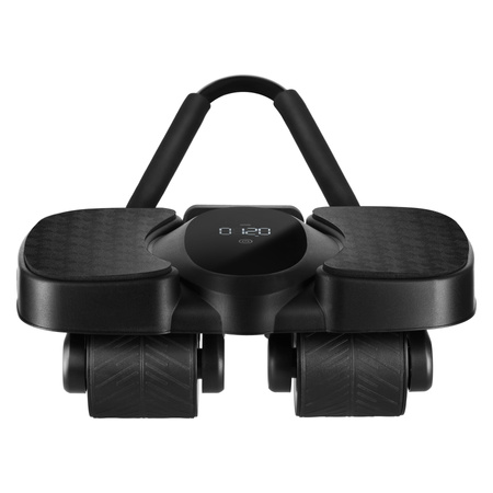 Automatyczne koło do ćwiczeń mięśni brzucha z podparciem i wyświetlaczem HMS KA40