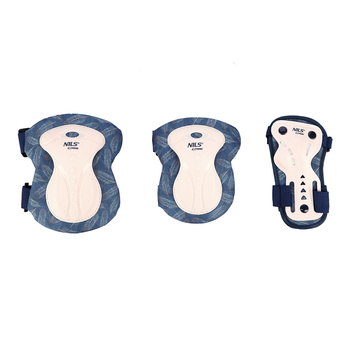 Ochraniacze na rolki, deskorolkę, hulajnogę NILS EXTREME H727 różowe