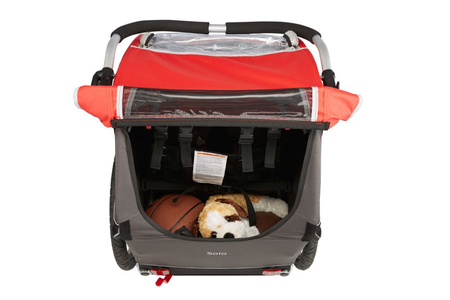 Przyczepka rowerowa Burley Honey Bee Red