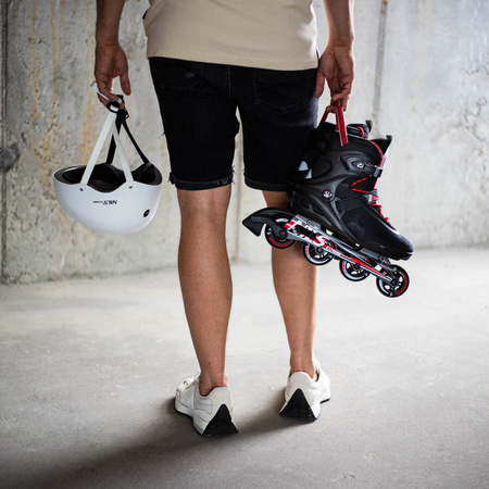 Rolki slalomowe NILS EXTREME NA14124 czarny / czerwony