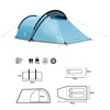 Namiot kempingowy NILS CAMP NC6003 niebieski north peak 2 - osobowy