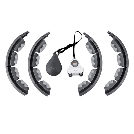 Hula hop z piłką grawitacyjną, licznikiem i pasem HMS HHW06 black
