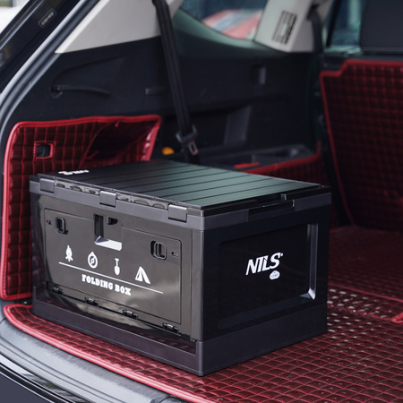 Składana skrzynia kempingowa z funkcją stołu 2w1 NILS CAMP NCB4006 50L