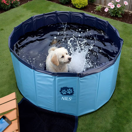 Basen dla psów składany NILS NC2804 100 x 30 mm