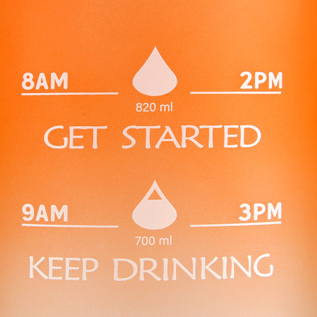 Butelka tritanowa NILS CAMP NCD68 pomarańczowo - niebieska