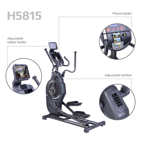Trenażer eliptyczny HMS PREMIUM H5815 magnetyczno-powietrzny
