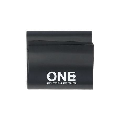 Guma do ćwiczeń ONE FITNESS GT10 1200 x 120 mm czarna