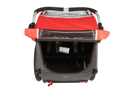 Przyczepka rowerowa Burley Honey Bee Red