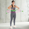 Hula hop z wypustkami, obciążnikiem i pasem HMS HHW01 green