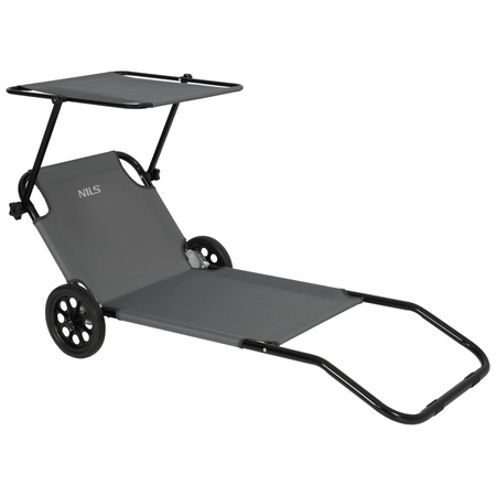 Leżak wypoczynkowy NILS NC3307 szary