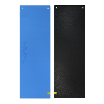 Mata fitness klubowa z otworami HMS PREMIUM MFK03 niebiesko - czarna