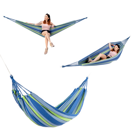 Hamak NILS CAMP NC9003 niebiesko-zielony