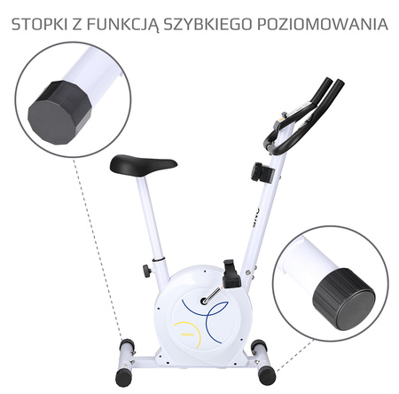 Rower magnetyczny ONE FITNESS RM8740 biały