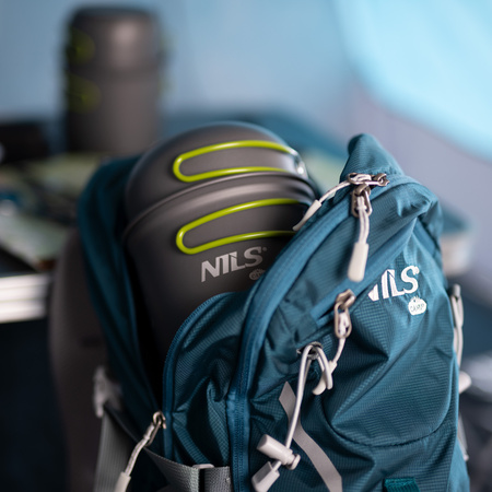 Zestaw naczyń turystycznych XL NILS CAMP NC1767 szary