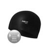 Czepek do pływania NILS AQUA Dots czarny