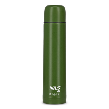 Termos turystyczny NILS CAMP NC3804 1000 ml zielony