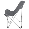 Krzesło turystyczne składane NILS CAMP NC3051 szare