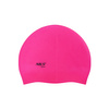 Czepek do pływania NILS AQUA Dots ciemnoróżowy