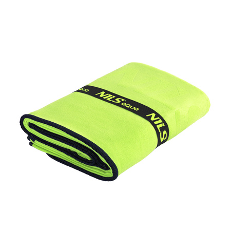 Ręcznik z mikrofibry NILS AQUA NAR11 140 x 70 cm zielony