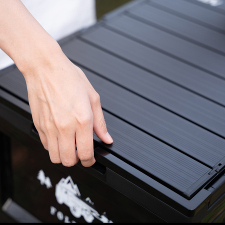 Składana skrzynia kempingowa z funkcją stołu 2w1 NILS CAMP NCB4006 50L