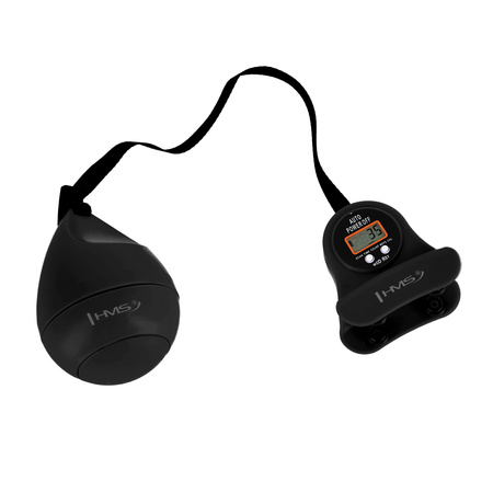 Zestaw hula hop magnetyczny z licznikiem + pas wyszczuplający HMS HHM13 black gold