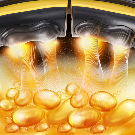 Hula hop z magnesami, wypustkami tpe, obciążnikiem i licznikiem HMS HHM21 czarny - żółty