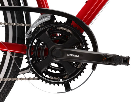 Rower trekkingowy Kross Trans 3.0 2024 czerwony