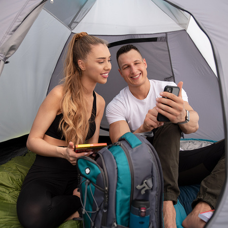 Namiot kempingowy NILS CAMP NC6013 szary rocker 3 - osobowy