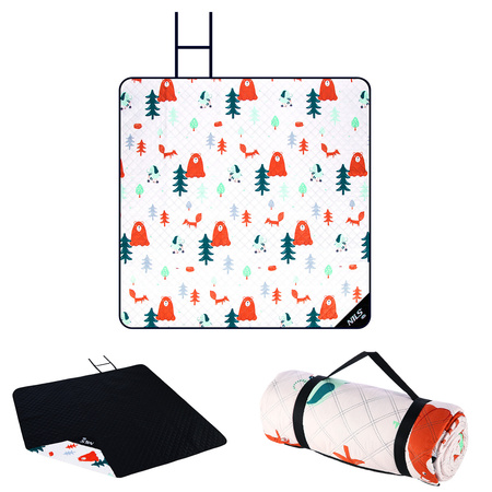 Koc piknikowy NILS CAMP NC8028 195 x 200 cm las