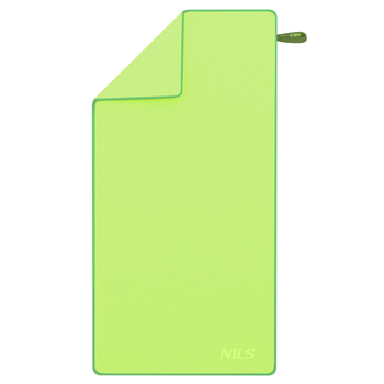 Ręcznik z mikrofibry NILS NCR12 180 x 100 cm zielony