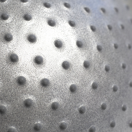 Piłka gimnastyczna masująca HMS YB03 65 cm szara