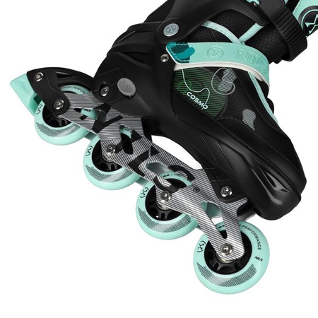 Rolki rekreacyjne NILS EXTREME NA13808 Cosmo zielony/czarny