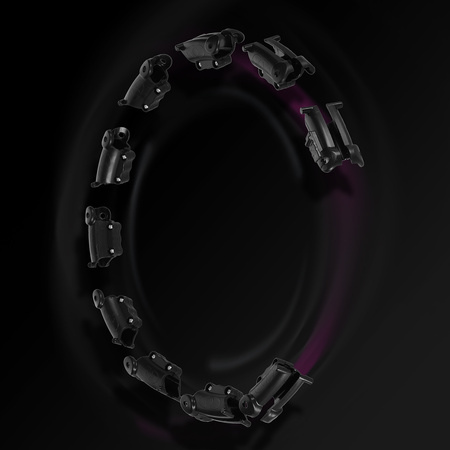 Hula hop z wypustkami i obciążnikiem HMS HHW11 czarny