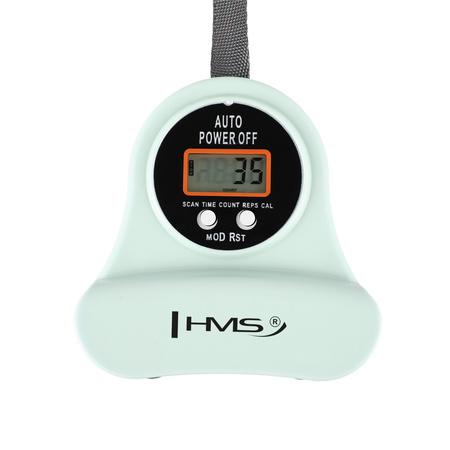 Hula hop z magnesami, obciążnikiem i licznikiem HMS HHM13 zielony