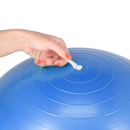 Piłka gimnastyczna HMS YB01 55 cm niebieska