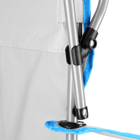 Krzesło turystyczne składane z daszkiem NILS NC3087 szare