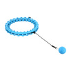 Hula hop z wypustkami, obciążnikiemi pasem HMS HHW01 blue