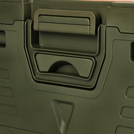 Składana skrzynia kempingowa z funkcją stołu NILS CAMP NCB4002 32L zielona 