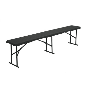 Ławka ogrodowa składana NILS CAMP NC3404 183 cm antracyt